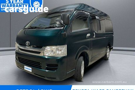 Green 2006 Toyota Hiace Commercial