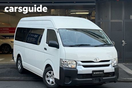 White 2019 Toyota Hiace Bus Commuter (12 Seats)