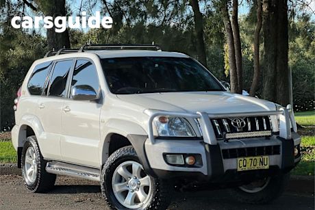 White 2004 Toyota Landcruiser Prado Wagon GXL (4X4)