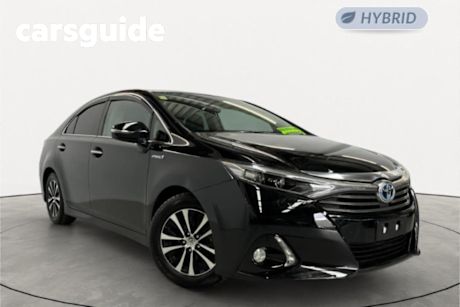 Black 2014 Toyota Sai Sedan Hybrid