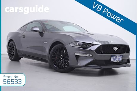 Grey 2018 Ford Mustang Coupe Fastback GT 5.0 V8