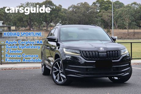Black 2020 Skoda Kodiaq Wagon 132 TSI Sportline (4X4)