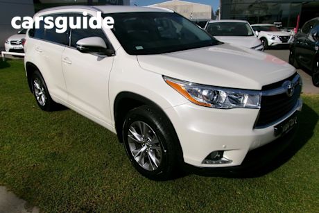 White 2015 Toyota Kluger Wagon GXL (4X2)