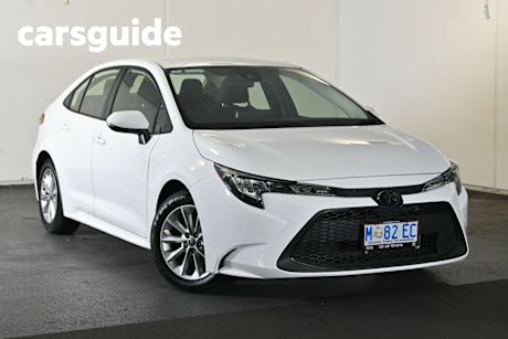 White 2021 Toyota Corolla Sedan Ascent Sport