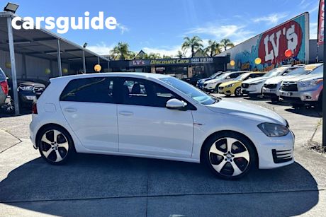 White 2013 Volkswagen Golf Hatchback GTI