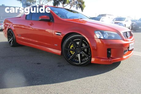 Orange 2007 Holden Commodore Utility SS