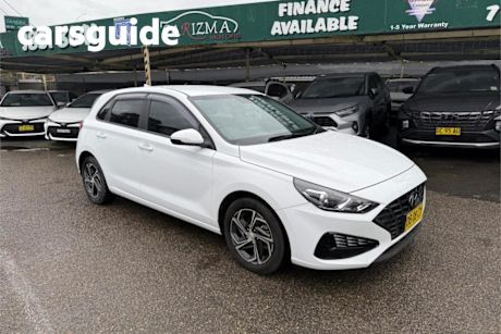 White 2021 Hyundai I30 Hatchback