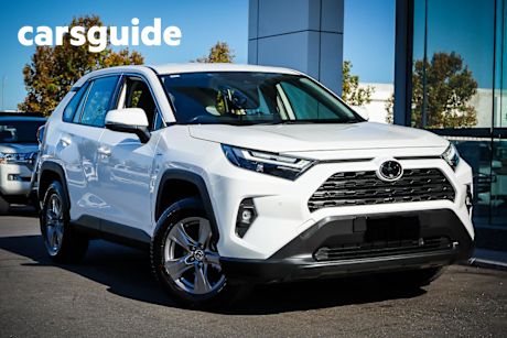 White 2024 Toyota RAV4 Wagon GX (2WD) Hybrid