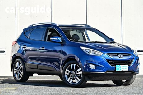Blue 2013 Hyundai IX35 Wagon Highlander (awd)