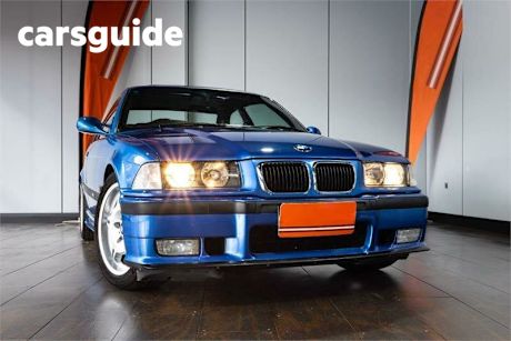 Blue 1996 BMW M3 Coupe