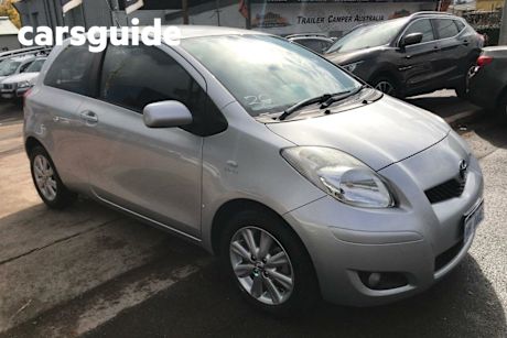 Silver 2009 Toyota Yaris Hatch YR NCP90R 08 UPGRADE