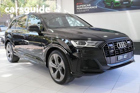 Black 2022 Audi Q7 Wagon 55 Tfsi S Line Quattro Mhev