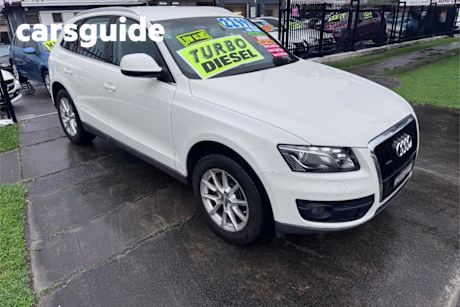 White 2012 Audi Q5 Wagon 3.0 TDI Quattro
