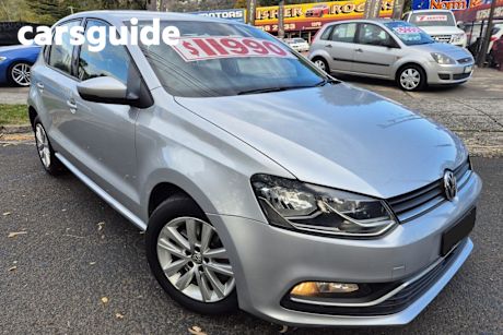 Silver 2014 Volkswagen Polo Hatchback 81 TSI Comfortline