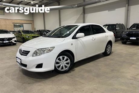 White 2007 Toyota Corolla Sedan Ascent