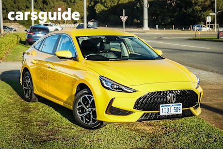 Yellow 2023 MG MG5 Sedan Vibe