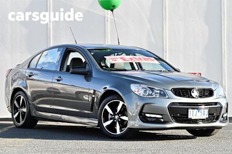 Grey 2016 Holden Commodore Sedan SV6 Black Pack