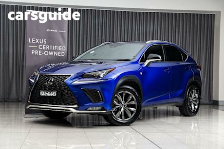 Blue 2021 Lexus NX300 Wagon F-Sport (fwd)