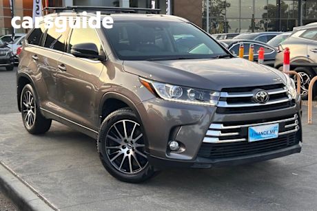 Grey 2017 Toyota Kluger Wagon Grande (4X4)