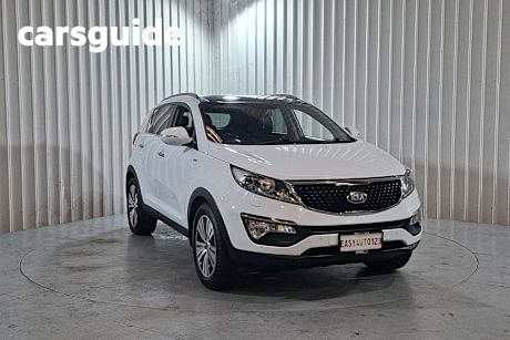 White 2014 Kia Sportage Wagon Platinum (awd)