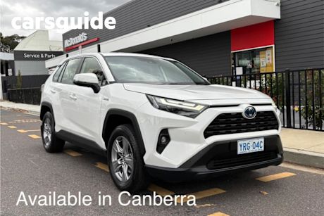 White 2023 Toyota RAV4 Wagon GX (awd) Hybrid