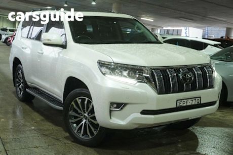 White 2021 Toyota Landcruiser Prado Wagon Kakadu