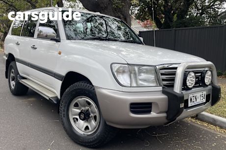 White 2004 Toyota Landcruiser Wagon GXL (4X4)
