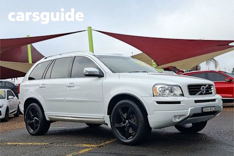 White 2014 Volvo XC90 Wagon D5 R-Design