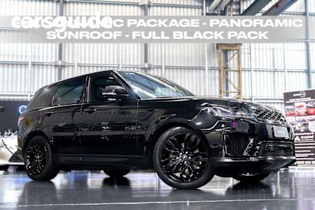 Black 2018 Land Rover Range Rover Sport Wagon TDV6 SE