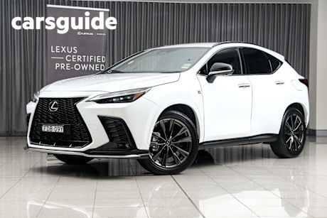 White 2023 Lexus NX350 Wagon F Sport + EP1 AWD
