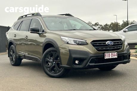 Green 2020 Subaru Outback Wagon AWD Sport