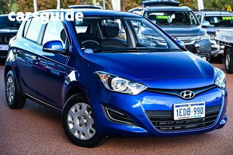 Blue 2013 Hyundai I20 Hatchback Active