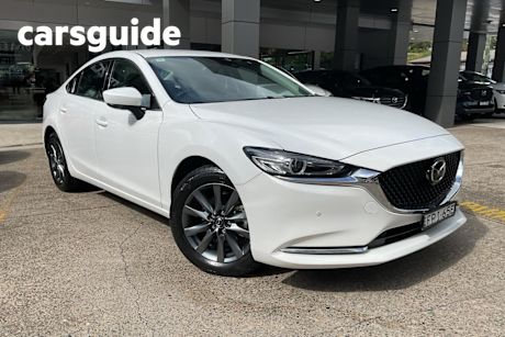White 2024 Mazda 6 Sedan G25 Touring