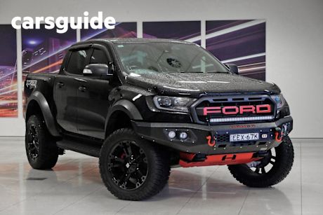 Black 2019 Ford Ranger Double Cab Pick Up Raptor 2.0 (4X4)