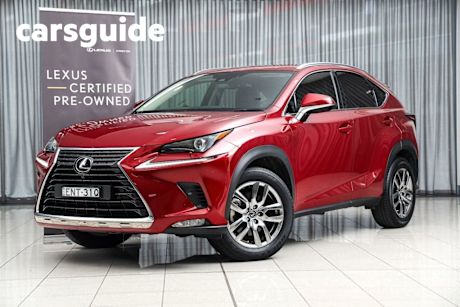 Red 2021 Lexus NX300 Wagon Luxury (awd)