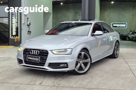 Silver 2014 Audi A4 Sedan 2.0 Tfsi S-Line Quattro