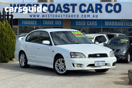 White 2002 Subaru Liberty Sedan RX