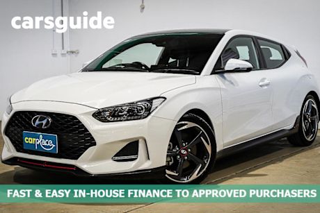 White 2019 Hyundai Veloster Coupe Turbo Premium