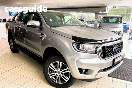 Silver 2021 Ford Ranger Double Cab Pick Up XLT 3.2 (4X4)