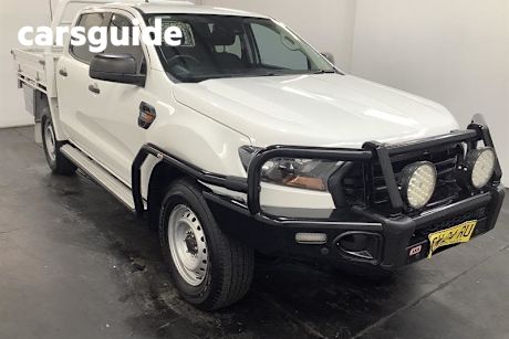 White 2020 Ford Ranger Double Cab Chassis XL 3.2 (4X4)
