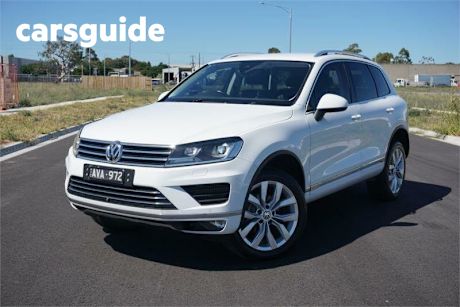 White 2018 Volkswagen Touareg Wagon V6 TDI