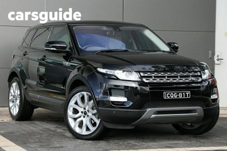 Black 2013 Land Rover Range Rover Evoque Wagon SI4 Pure