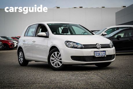 White 2012 Volkswagen Golf Hatchback 90 TSI Trendline