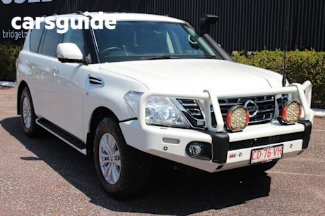 White 2019 Nissan Patrol Wagon TI (4X4) (5YR)