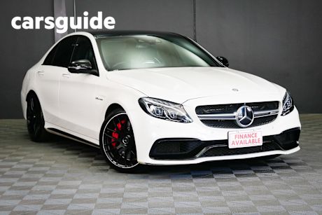 White 2017 Mercedes-Benz C63 Sedan S