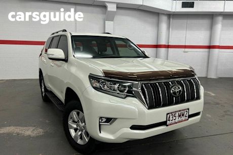 White 2019 Toyota Landcruiser Prado Wagon GXL (4X4)
