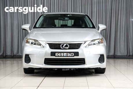 Silver 2012 Lexus CT200H Hatchback Prestige