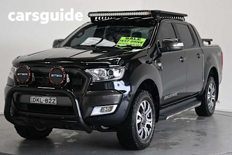 Black 2016 Ford Ranger Dual Cab Pick-up Wildtrak 3.2 (4X4)