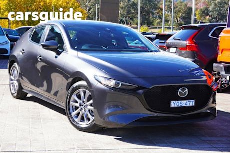 Grey 2020 Mazda 3 Hatchback G20 Pure