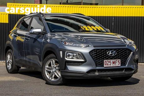 Silver 2019 Hyundai Kona Wagon Active (fwd)
